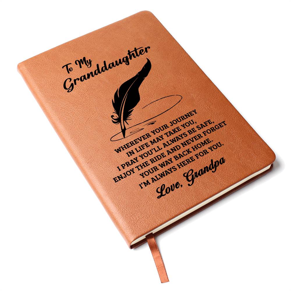 Granddaughter Gift From Grandpa, "Never Forget", Graphic Journal