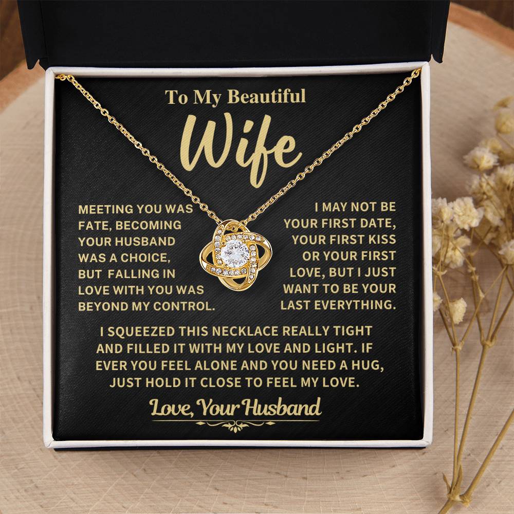 Gift For Wife, "Meeting You Was Fate"