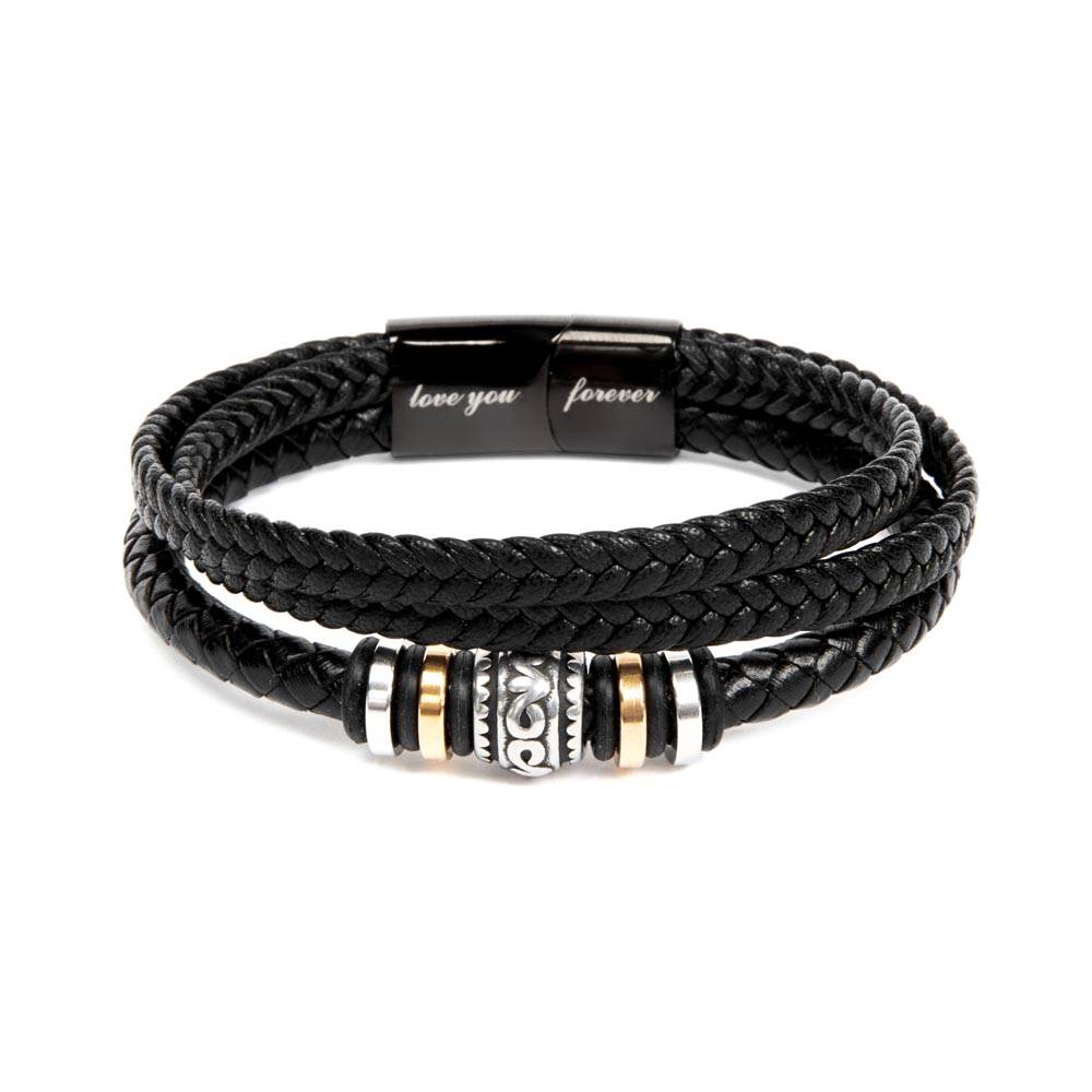Gift For Son-Love You Forever bracelet-From Mom