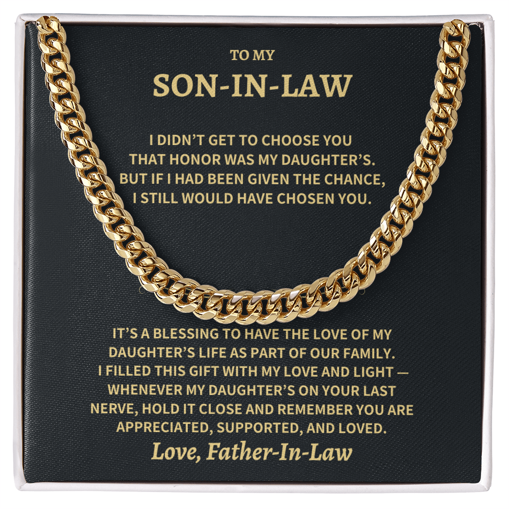 Son In Law Gift From Father In Law