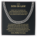 Son In Law Gift From Father In Law