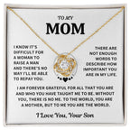 Mom Gift-From Son- Forever Grateful