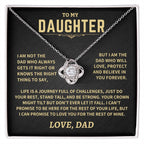Gift For Daughter From Dad, "Crown Might Tilt But Don't Ever Let It Fall"