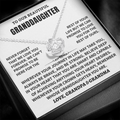 Granddaughter Gift From Grandpa & Grandma,"Never Forget", Knot Necklace