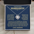 Granddaughter Gift From Grandpa, Knot Necklace