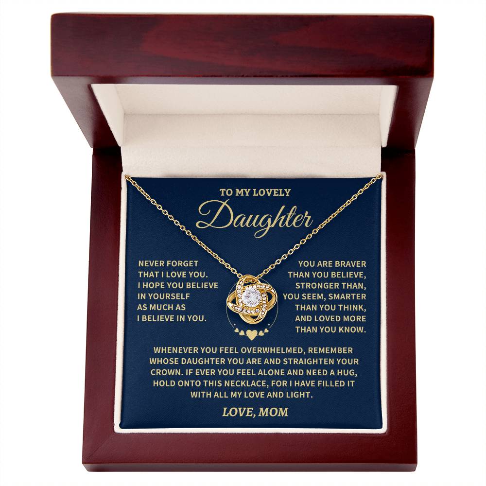 Daughter Gift- Believe In Yourself- From Mom