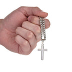 Son Gift From Mom, "Beautiful Chapters", Cuban Chain Artisan Cross Necklace