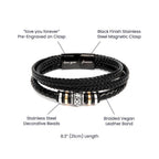 Gift For Son-Love You Forever bracelet-From Mom