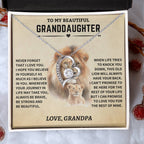 Granddaughter Gift- From Grandpa- Old Lion