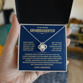 Bonus Grandddaughter From Grandpa,"Never Forget", Knot Necklace